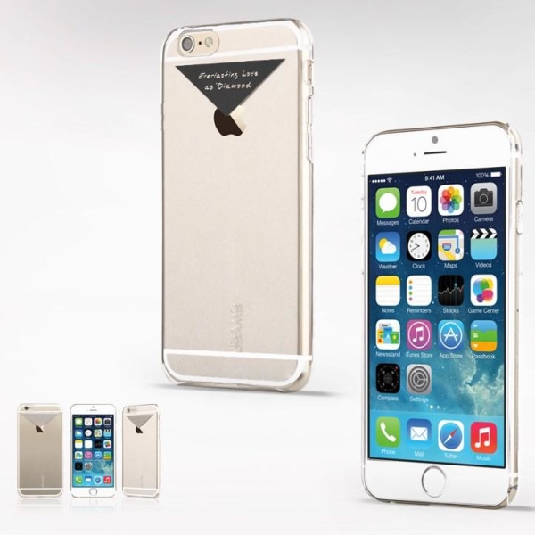 Usams Back Cover Case til Apple iPhone 6 / 6S - Sort Black