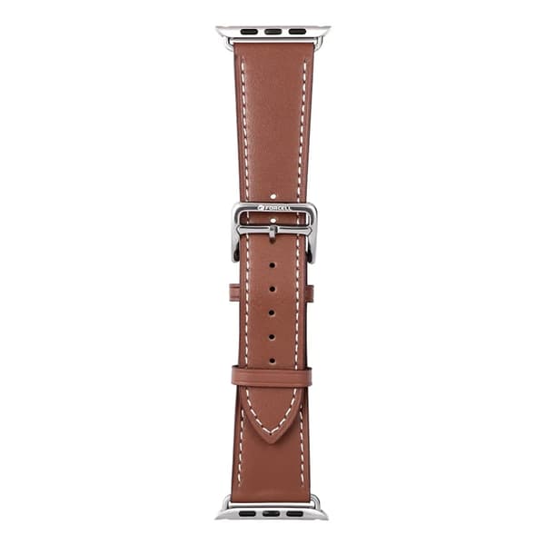 Forcell Apple Watch 38/40/41mm Armband Eco Läder - Brun Brun