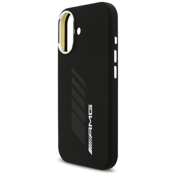 AMG Mobilskal till iPhone 17 MagSafe Silikon Oversize Rhombs - Svart Svart