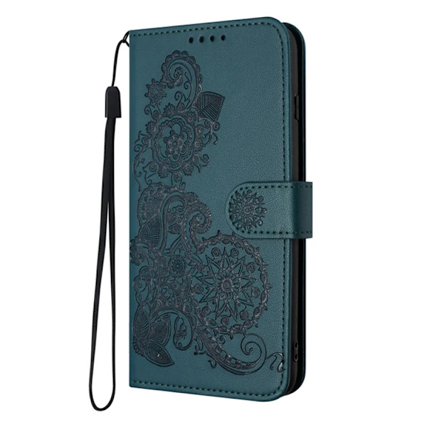 iPhone 17 Pro Max Plånboksfodral Mandala Flower Grön