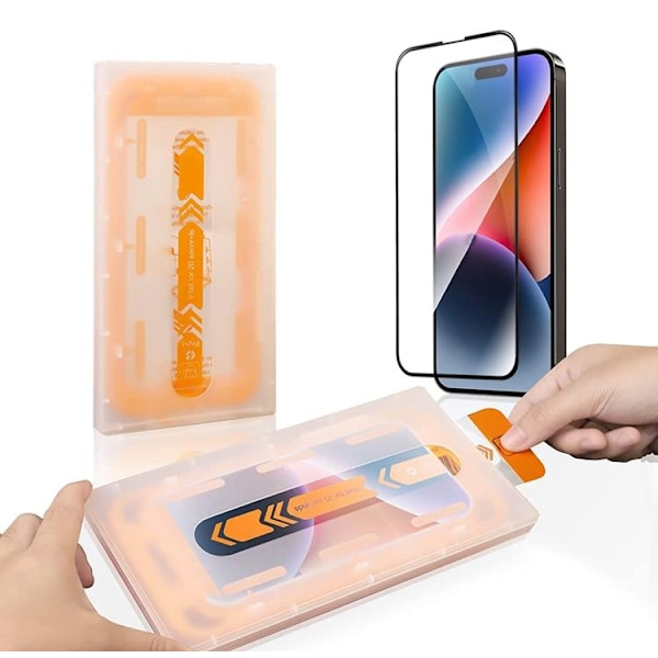 Auto Dust Removal iPhone 14 Plus Karkaistu lasi Näytönsuoja Transparent