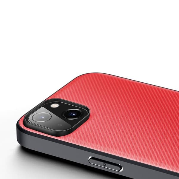 Dux Ducis iPhone 14 Plus Skal Fino Nylon - Rød Röd