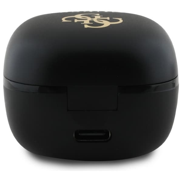 Guess TWS In-Ear Hovedtelefoner Bluetooth Iriserende 4G Trykt Logo - Sort Black