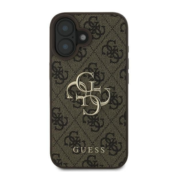 Guess Mobilskal till iPhone 16 4G Big Logo - Brun Brun