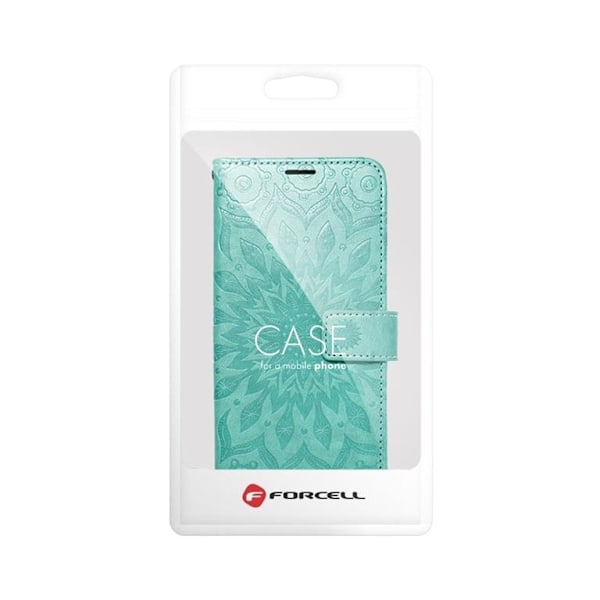 Forcell Galaxy S21 Etui Mezzo - Mandala Grøn Grön