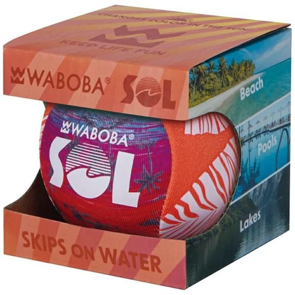 Waboba Vattenboll Sol 8cm Flerfärgad