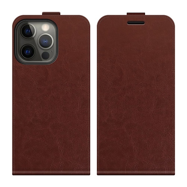 Flipfodral med kortplats till iPhone 13 Pro - Brun Brun