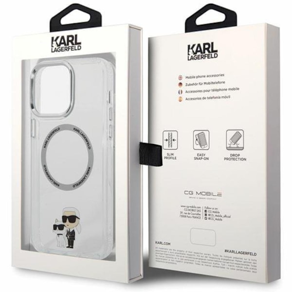 Karl Lagerfeld iPhone 13 Pro Max Mobilskal Iconic Karl&Choupette