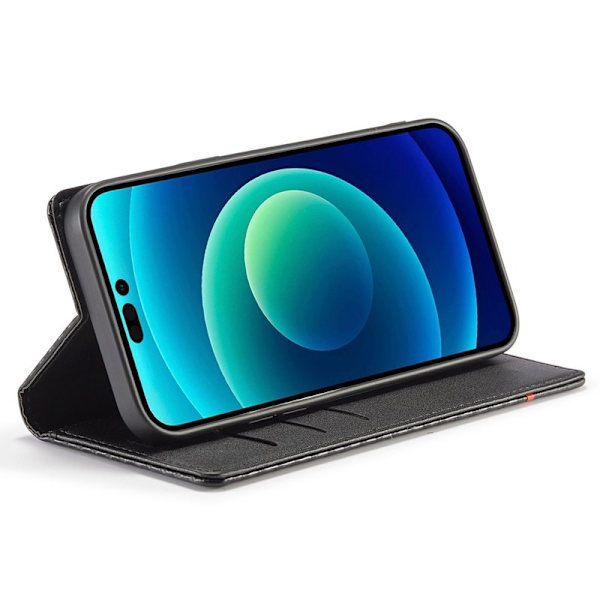 LC.IMEEKE iPhone 14 Pro Max Plånboksfodral Konstläder - Vit
