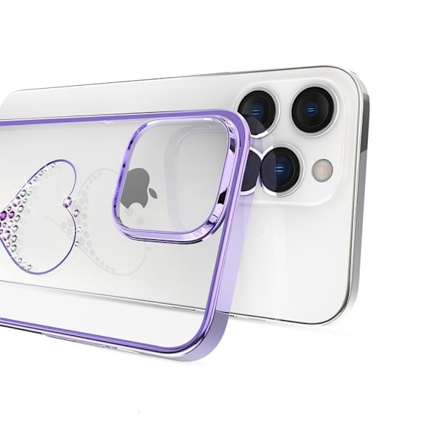 Kingxbar iPhone 14 Plus Skal Wish - Lila Crystals