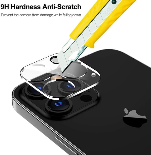 [2-PACK] Kameralinsskydd i Härdat Glas iPhone 12 Pro - Clear Transparent