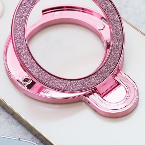 Mobilställ CIRCLE GLITTER Stick-on - Rosa Rosa