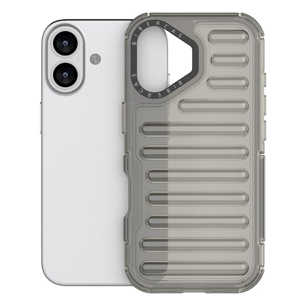 Mobilskal till iPhone 17 Stripe Design Detachable - Grå Grå