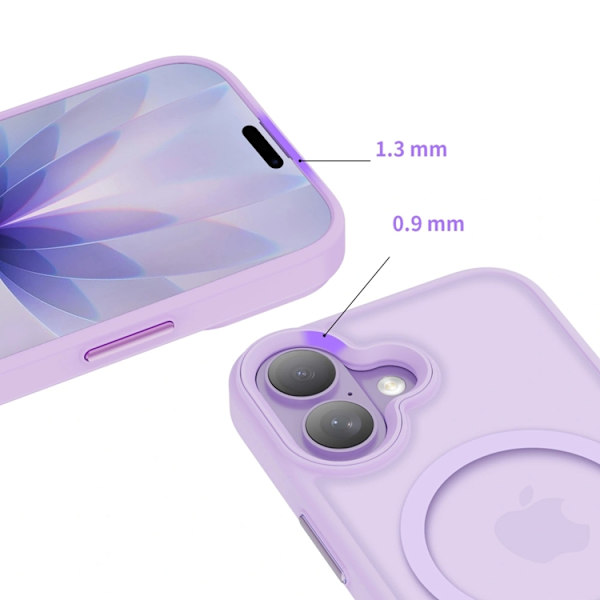 Tech-Protect Mobilskal till iPhone 17 Magsafe Magmat - Matte Lavender Lila