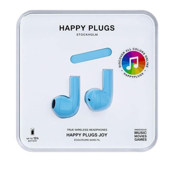 Happy Plugs Joy Hörlur In-Ear TWS - Blå