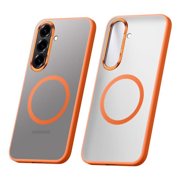 Sulada Mobilskal för Samsung Galaxy S26 Plus Magnetiskt PC + TPU - Orange