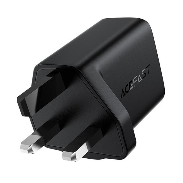 Acefast GaN Vægoplader USB-C 30W - Sort