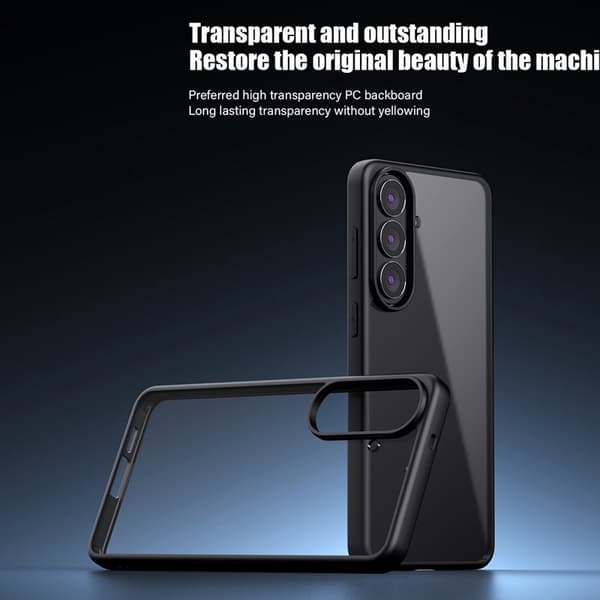 Mobilskal för Samsung Galaxy S26 Stöttålig Slim Hard PC + TPU - Blå