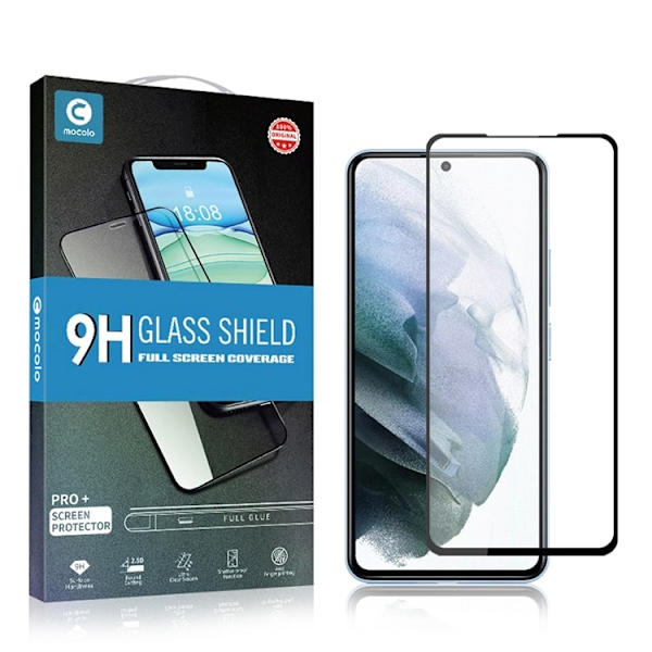 Mocolo Galaxy S23 Plus Härdat Glas Skärmskydd Full Glue - Svart Svart