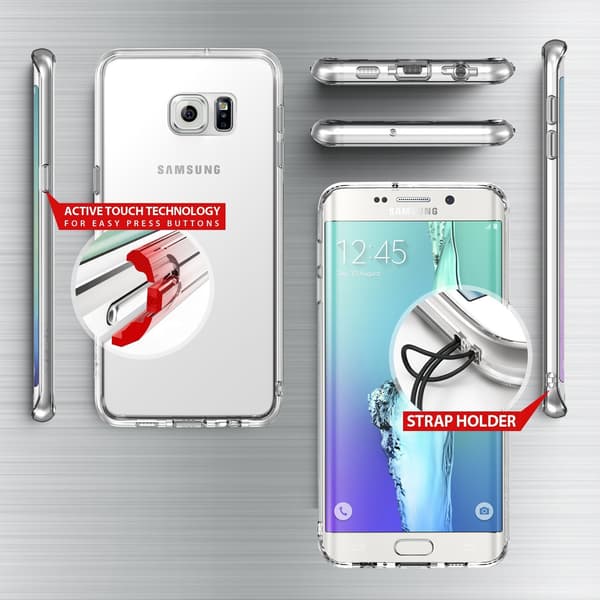 Ringke Fusion Stødabsorberende Taske til Samsung Galaxy S6 Edge Plus - Klar Transparent