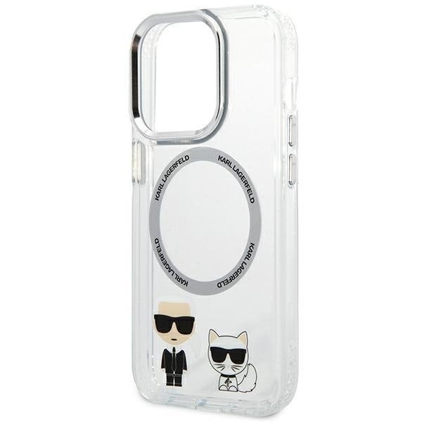 Karl Lagerfeld iPhone 14 Pro Max Magsafe Skal Karl & Choupette Aluminium