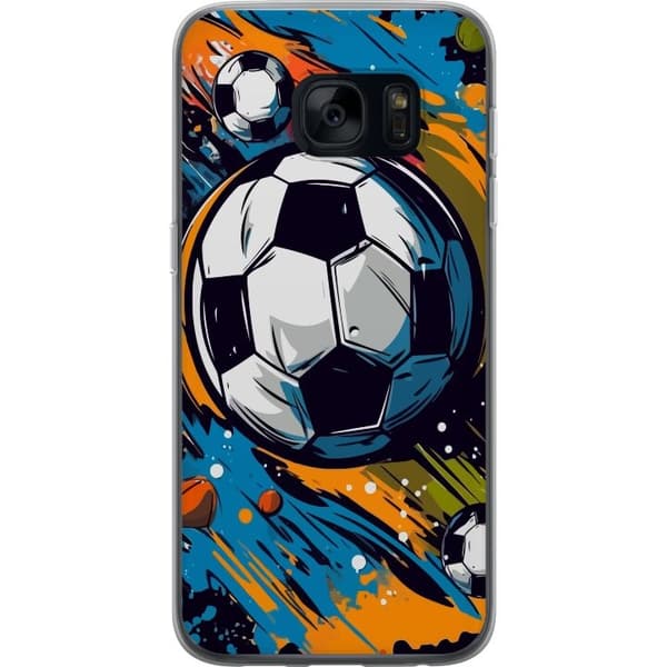 Mobilskal till Samsung Galaxy S7 med Fotbollar