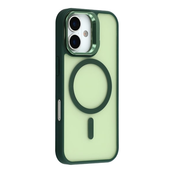 Mobilskal till iPhone 17 MagSafe Lins Kickstand - Grön Grön