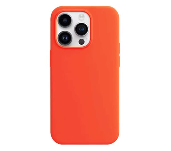 iPhone 14 Pro Max Skal Magsafe Silicone Ultra Slim - Orange Orange