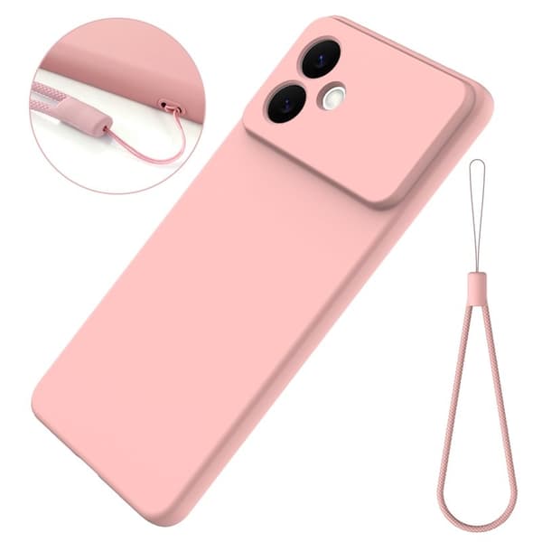 Samsung Galaxy S26 Edge Skal Flytande Silikon - Rosa
