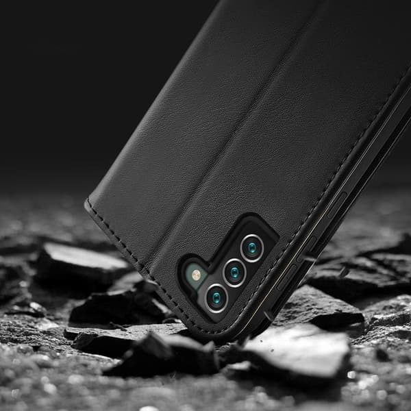 Dux Ducis Hivo Ægte Læder Etui Galaxy S22 Plus - Sort Black