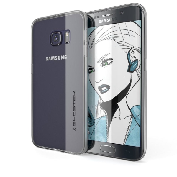 Ghostek viittakuori Samsung Galaxy S6 Edge Plus -puhelimelle - hopea Silver
