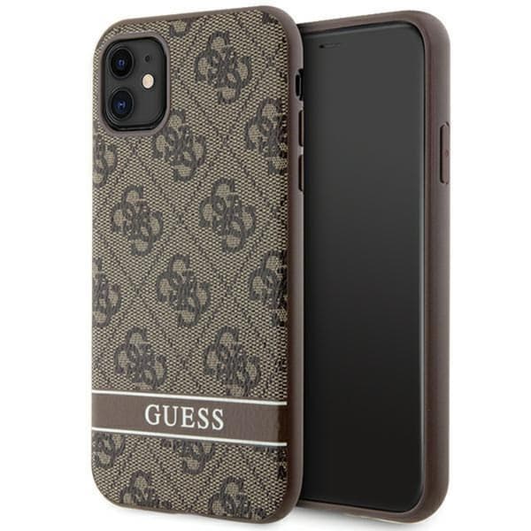 Guess iPhone 11/XR Mobilskal 4G Stripe - Ruskea Brun