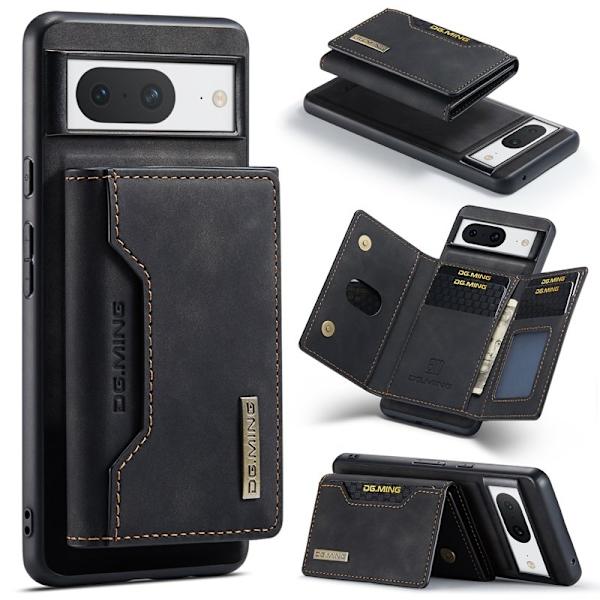 DG.MING M2 Series Google Pixel 8 Plånboksfodral Konstläder Svart