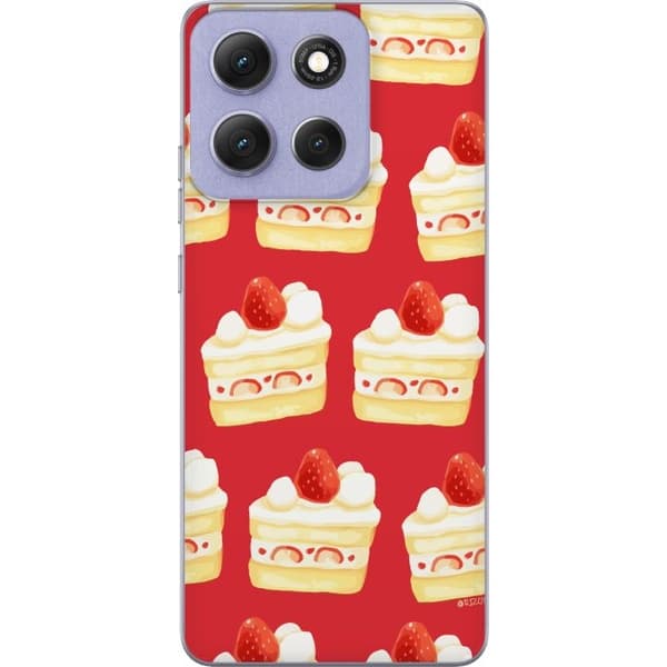 Telefontaske til Motorola Moto G86 med kage