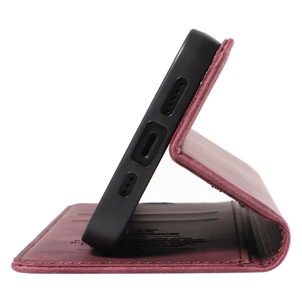 BETOPNICE 003 iPhone 16 Plus Plånboksfodral RFID Blocking Konstläder - Röd