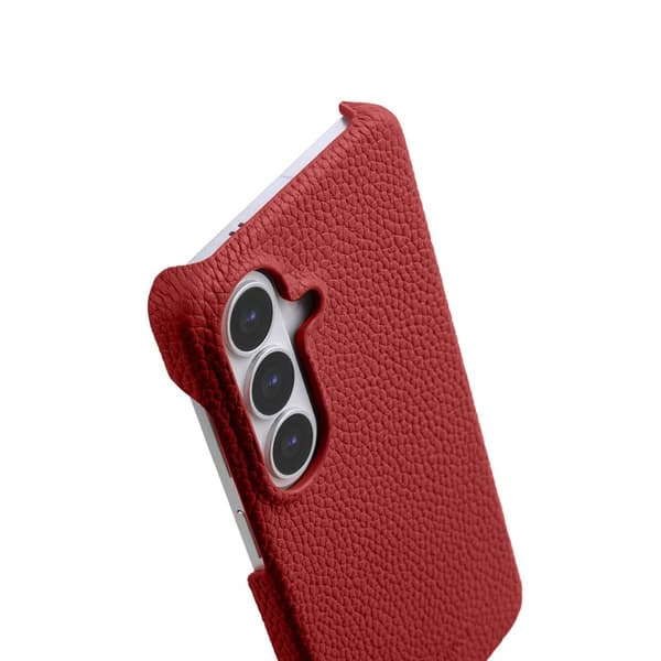 MELKCO Mobilskal för Samsung Galaxy S26 Plus Magnetiskt Äkta läder - Röd