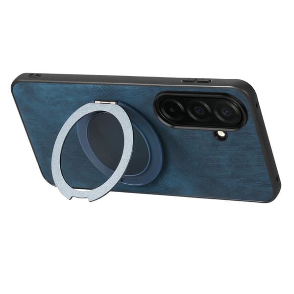 Mobilskal för Samsung Galaxy S26 Konstläder Kickstand - Blå