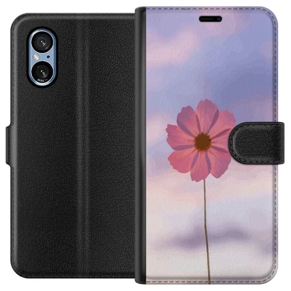 Plånboksfodral till Sony Xperia 10 VI med Rosa blomma