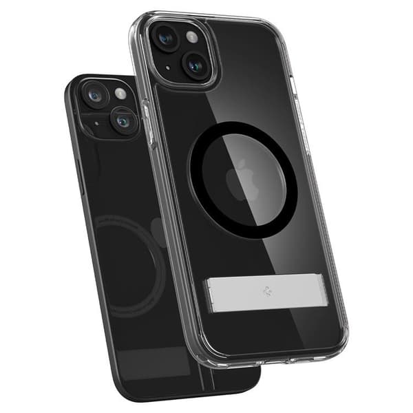 Spigen iPhone 15 Plus -puhelinkotelo Magsafe Ultra Hybrid S Svart