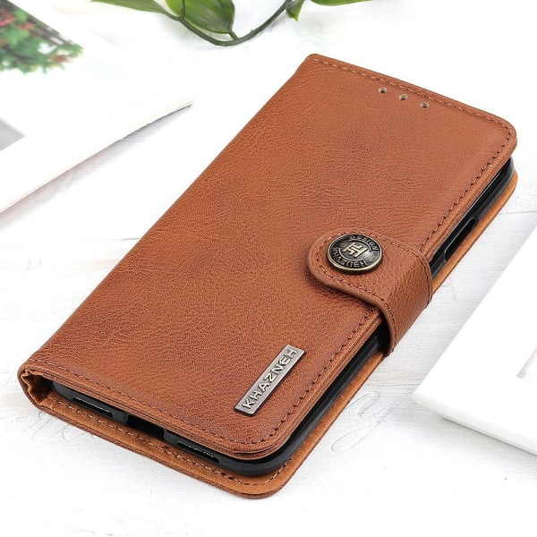 Khanzeh Pung Etui Xiaomi 11T / 11T Pro - Brun Brown