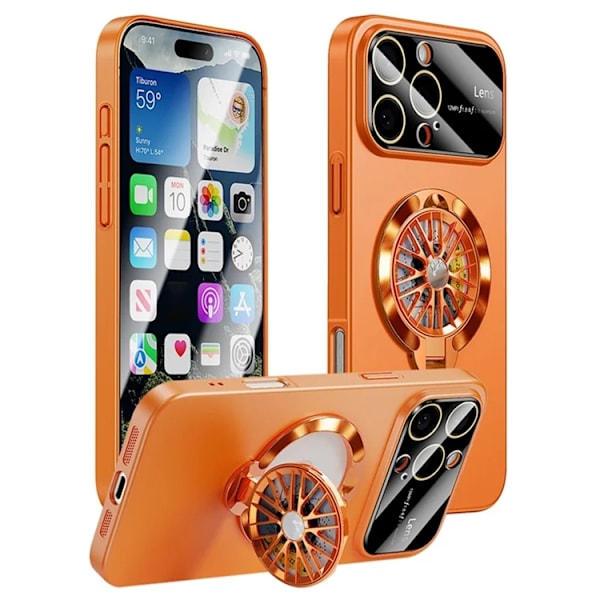 Mobilskal till iPhone 16 Pro Magsafe Hard PC - Orange Orange