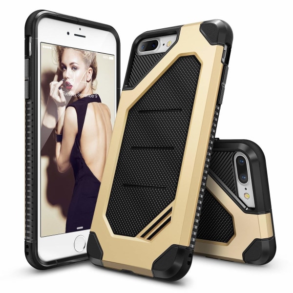 Ringke Double Layer Armor Tough -kuori iPhone 7 Plus - Gold