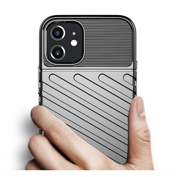 Thunder Twill Texture Skal iPhone 12 Mini - Blå Blå