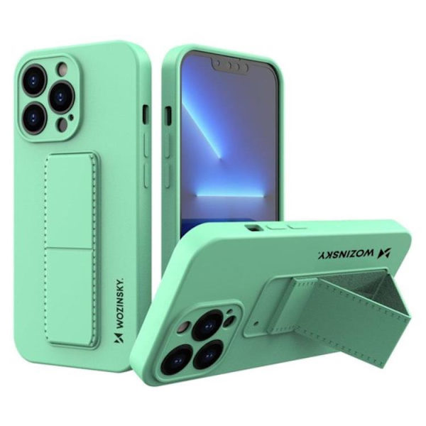 Wozinsky Kickstand Skal iPhone 13 Mini - Mint Grön