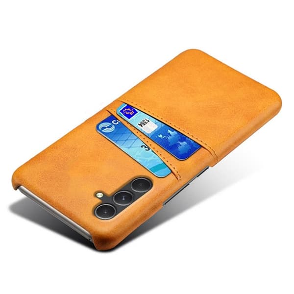 Shockproof Mobilskal till Samsung Galaxy A55 5G PU Läder + Plast - Orange