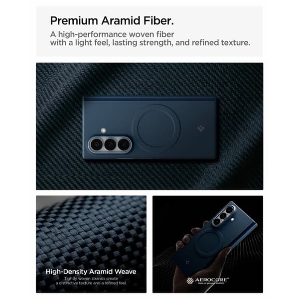 Spigen Mobilskal För Galaxy Z Fold 8 Ultra MagSafe Airskin Aramid