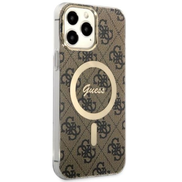 Guess iPhone 13 Pro Max Mobilcover MagSafe 4G - Brun