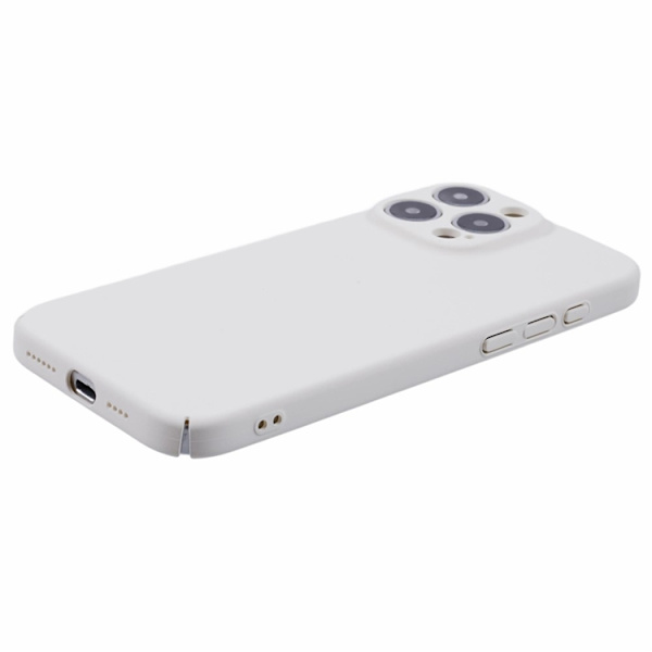 Mobilskal till iPhone 16 Pro Max Skin-Touch Rubberized PC - Vit