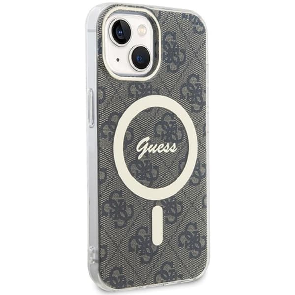 Guess Mobilskal till iPhone 15 Plus/14 Plus MagSafe IML 4G - Brun Brun