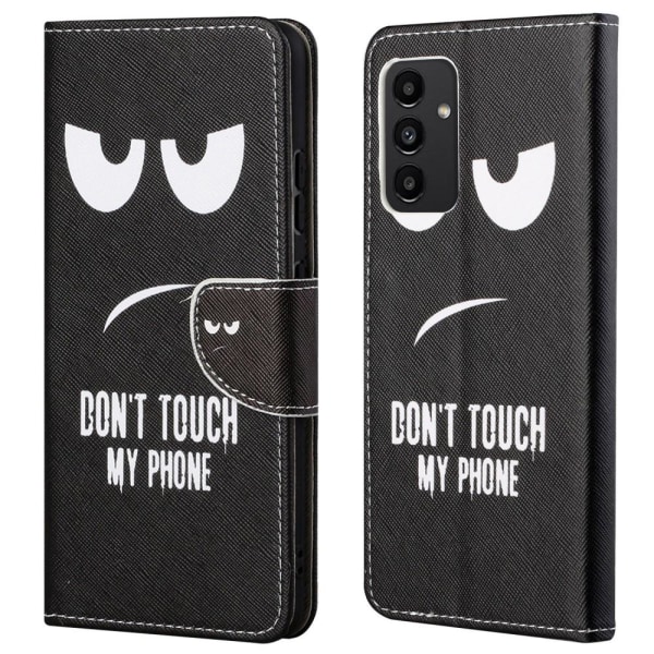 Galaxy A13 4G Fodral - Don't Touch My Phone Svart